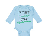 Long Sleeve Bodysuit Baby Future Hockey Star Style B Boy & Girl Clothes Cotton - Cute Rascals