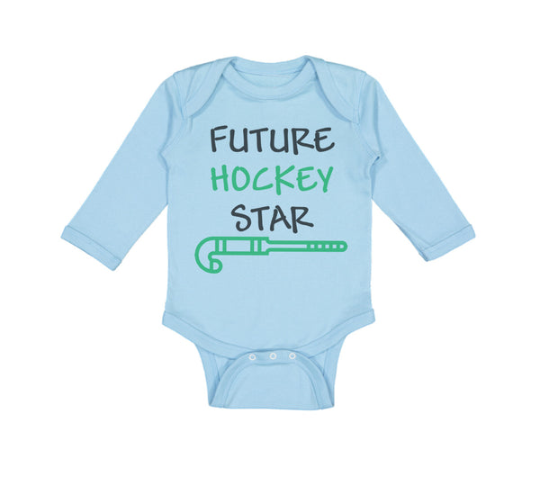 Long Sleeve Bodysuit Baby Future Hockey Star Style B Boy & Girl Clothes Cotton - Cute Rascals
