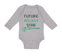 Long Sleeve Bodysuit Baby Future Hockey Star Style B Boy & Girl Clothes Cotton - Cute Rascals