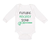 Long Sleeve Bodysuit Baby Future Hockey Star Style B Boy & Girl Clothes Cotton - Cute Rascals