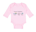 Long Sleeve Bodysuit Baby Future Triathlete Swim Bike Run Boy & Girl Clothes