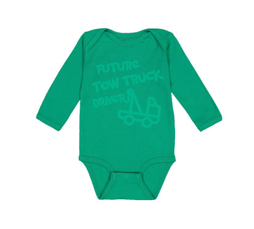 Long Sleeve Bodysuit Baby Future Tow Truck Driver Boy & Girl Clothes Cotton