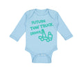 Long Sleeve Bodysuit Baby Future Tow Truck Driver Boy & Girl Clothes Cotton