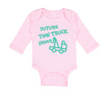 Long Sleeve Bodysuit Baby Future Tow Truck Driver Boy & Girl Clothes Cotton