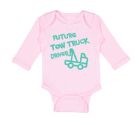 Long Sleeve Bodysuit Baby Future Tow Truck Driver Boy & Girl Clothes Cotton - Cute Rascals