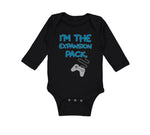 Long Sleeve Bodysuit Baby I'M The Expansion Pack Funny Nerd Geek Cotton