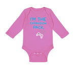 Long Sleeve Bodysuit Baby I'M The Expansion Pack Funny Nerd Geek Cotton