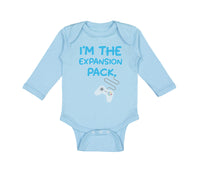 Long Sleeve Bodysuit Baby I'M The Expansion Pack Funny Nerd Geek Cotton