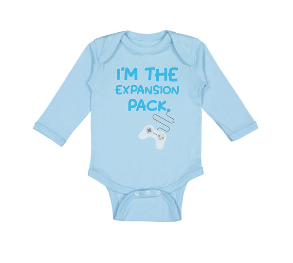 Long Sleeve Bodysuit Baby I'M The Expansion Pack Funny Nerd Geek Cotton