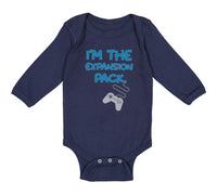 Long Sleeve Bodysuit Baby I'M The Expansion Pack Funny Nerd Geek Cotton