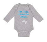 Long Sleeve Bodysuit Baby I'M The Expansion Pack Funny Nerd Geek Cotton