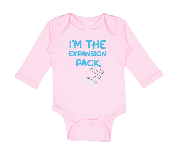 Long Sleeve Bodysuit Baby I'M The Expansion Pack Funny Nerd Geek Cotton