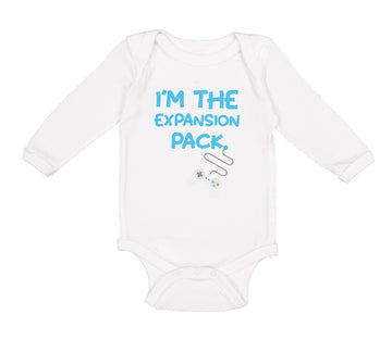 Long Sleeve Bodysuit Baby I'M The Expansion Pack Funny Nerd Geek Cotton