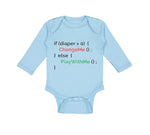 Long Sleeve Bodysuit Baby Diaper 0 Me Else Geek Funny Nerd Boy & Girl Clothes - Cute Rascals