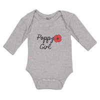Long Sleeve Bodysuit Baby Poppy Girl Boy & Girl Clothes Cotton