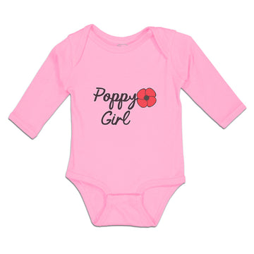 Long Sleeve Bodysuit Baby Poppy Girl Boy & Girl Clothes Cotton