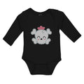 Long Sleeve Bodysuit Baby Cross Bone Skull Head Boy & Girl Clothes Cotton