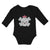 Long Sleeve Bodysuit Baby Cross Bone Skull Head Boy & Girl Clothes Cotton - Cute Rascals