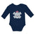 Long Sleeve Bodysuit Baby Cross Bone Skull Head Boy & Girl Clothes Cotton - Cute Rascals