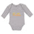 Long Sleeve Bodysuit Baby Little Princess with Gold Crown Boy & Girl Clothes