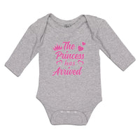 Long Sleeve Bodysuit Baby The Princess Has Arrived Boy & Girl Clothes Cotton