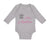 Long Sleeve Bodysuit Baby Future Miss America Boy & Girl Clothes Cotton - Cute Rascals