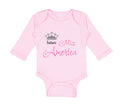 Long Sleeve Bodysuit Baby Future Miss America Boy & Girl Clothes Cotton