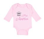 Long Sleeve Bodysuit Baby Future Miss America Boy & Girl Clothes Cotton - Cute Rascals