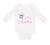 Long Sleeve Bodysuit Baby Future Miss America Boy & Girl Clothes Cotton - Cute Rascals