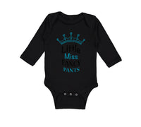 Long Sleeve Bodysuit Baby Little Miss Fancy Pants Boy & Girl Clothes Cotton