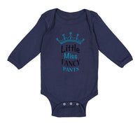 Long Sleeve Bodysuit Baby Little Miss Fancy Pants Boy & Girl Clothes Cotton