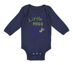 Long Sleeve Bodysuit Baby Little Miss Jelly Bean Funny Humor Boy & Girl Clothes