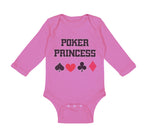 Long Sleeve Bodysuit Baby Poker Princess Boy & Girl Clothes Cotton