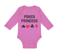 Long Sleeve Bodysuit Baby Poker Princess Boy & Girl Clothes Cotton