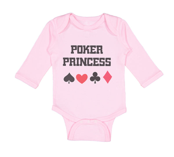 Long Sleeve Bodysuit Baby Poker Princess Boy & Girl Clothes Cotton