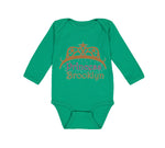 Long Sleeve Bodysuit Baby Princess Brooklyn Boy & Girl Clothes Cotton