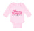 Long Sleeve Bodysuit Baby Princess x Tomboy Boy & Girl Clothes Cotton