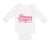 Long Sleeve Bodysuit Baby Princess x Tomboy Boy & Girl Clothes Cotton