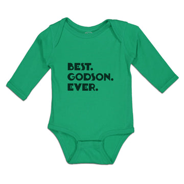 Long Sleeve Bodysuit Baby Best. Godson. Ever. Boy & Girl Clothes Cotton