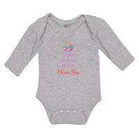 Long Sleeve Bodysuit Baby Happy Birthday Mummy I Love You Boy & Girl Clothes - Cute Rascals