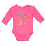 Long Sleeve Bodysuit Baby Happy Birthday! Boy & Girl Clothes Cotton - Cute Rascals