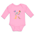 Long Sleeve Bodysuit Baby Happy Birthday! Boy & Girl Clothes Cotton