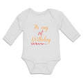 Long Sleeve Bodysuit Baby It's My 1St First Birthday Boy & Girl Clothes Cotton