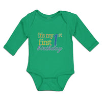 Long Sleeve Bodysuit Baby It's My 1St First Birthday Boy & Girl Clothes Cotton