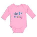 Long Sleeve Bodysuit Baby My 1St Birthday Boy & Girl Clothes Cotton