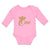 Long Sleeve Bodysuit Baby 1 Number Name with Golden Crown Boy & Girl Clothes - Cute Rascals