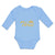 Long Sleeve Bodysuit Baby 3 Number Name with Crown Boy & Girl Clothes Cotton - Cute Rascals