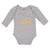 Long Sleeve Bodysuit Baby 3 Number Name with Crown Boy & Girl Clothes Cotton - Cute Rascals