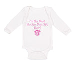 Long Sleeve Bodysuit Baby I'M The Best Mother's Day Gift Ever Boy & Girl Clothes