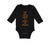 Long Sleeve Bodysuit Baby Keep Calm I Put The Happy in Mother's Day Cotton